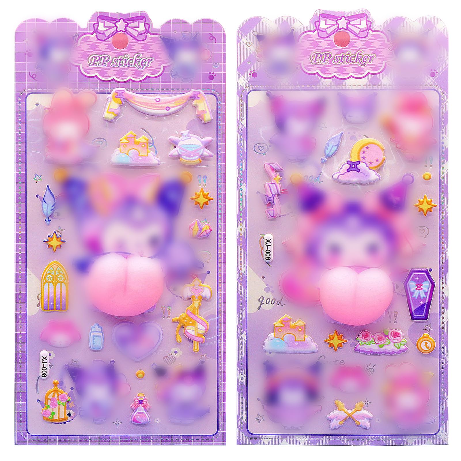 Amazon.co.jp: 【2枚セット】Sediven 3dシール 立体シール 萌えるお尻